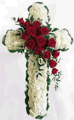 Picture, Floral Cross